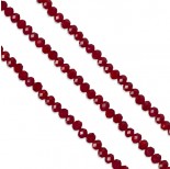 Zdjęcie - Oponki fasetowane ceramic cherry 4x6mm